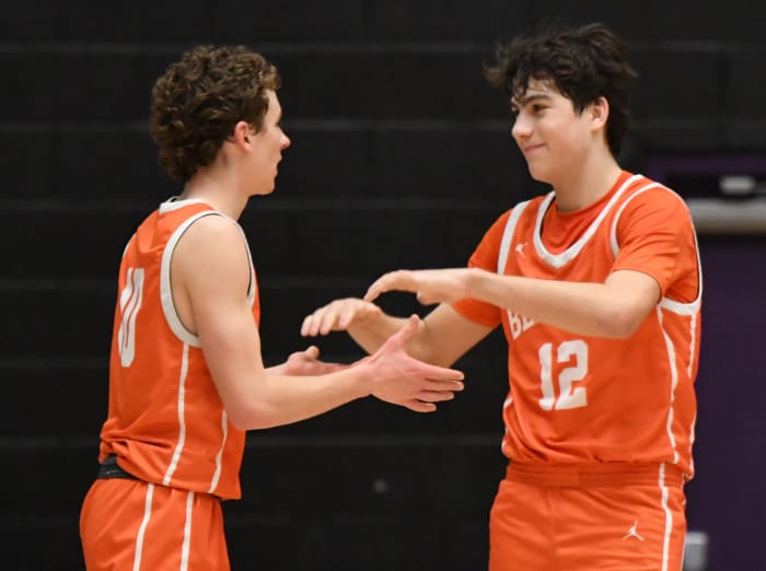 Beaverton Southridge 6A Oregon boys basketball quarterfinal 2024 Taylor Balkom 48